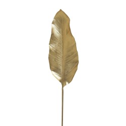 Foglia Dorata in PVC 100cm - Decorazioni Casa Uniche