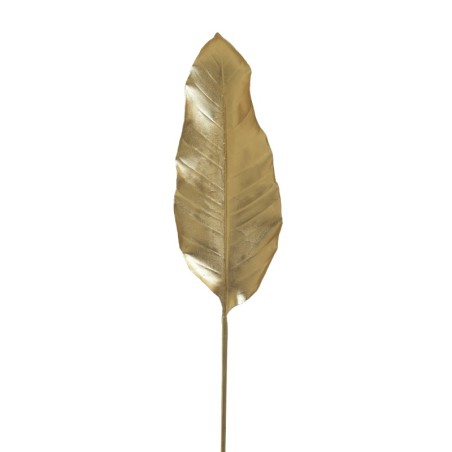 Foglia Dorata in PVC 100cm - Decorazioni Casa Uniche