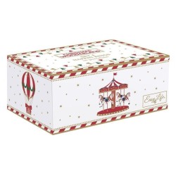 Set 4 legatovagliolo Ø 4,5 cm Christmas Wonderland