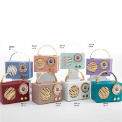 Radiolina Vintage Bluetooth 14cm: Design e Stile Unici