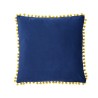 Cuscino Dandy Velluto Blu 45x45cm