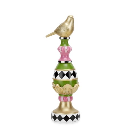 Ornamento BIRD Rosa 40cm