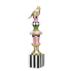 Ornamento BIRD Rosa 55cm: Decorazioni Uniche per Casa