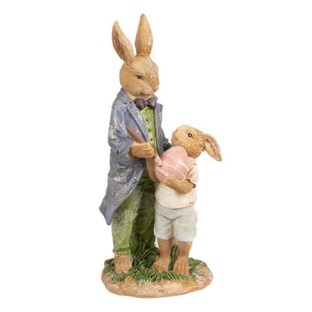 Papà Coniglietto con Figlio 9x9x21cm
