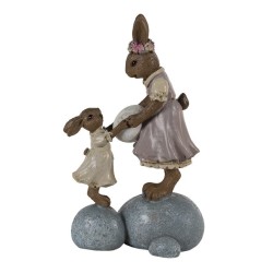 Mamma coniglietta con Figlia 10x6x17cm