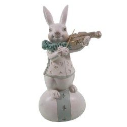 Coniglietto con Violino 8x7x17cm