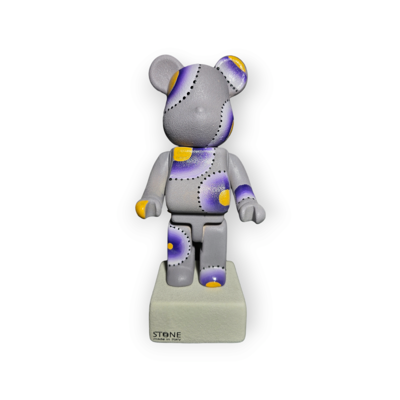 Bearbrick Medio Viola 21x9cm - Decorazioni Uniche e Regali