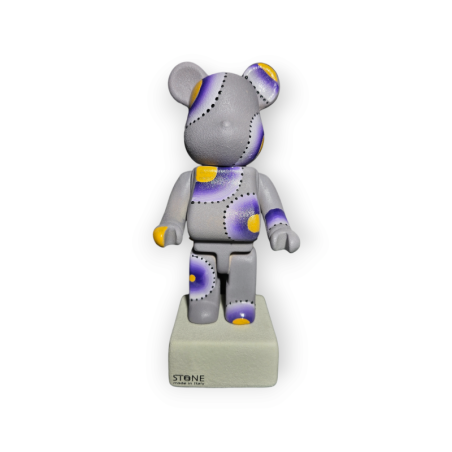Bearbrick Medio Viola 21x9cm - Decorazioni Uniche e Regali