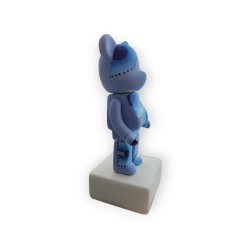 Bearbrick Blu 18x7cm: Eleganza per la tua casa