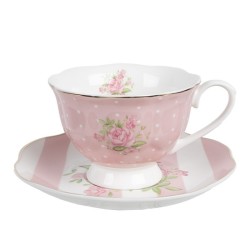 Set 6 Tazzine Colazione Porcellana Roses 200ml