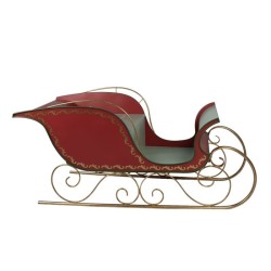 Slitta di Babbo Natale in Metallo: Decorazioni Uniche per Casa
