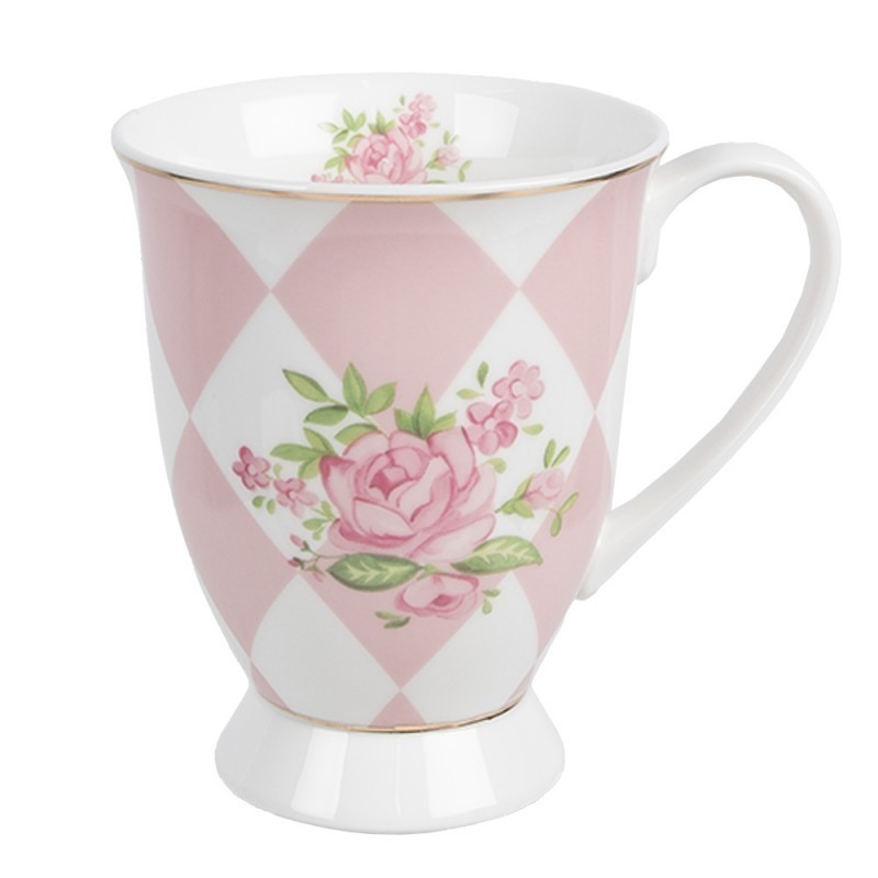 Set 6 Mug in Porcellana Roses 300ml