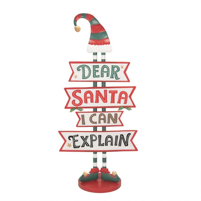 Cartello Santa in Metallo: Decorazioni Uniche per Casa