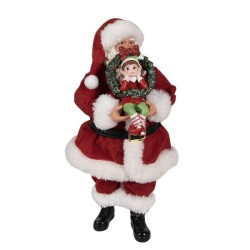 Babbo con Elfo 28cm