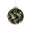 Sfera in Vetro Onde 10CM: Eleganza per il Tuo Natale