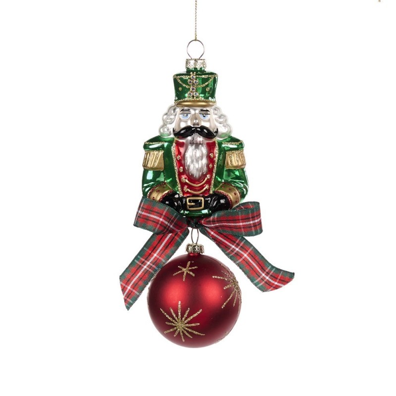 Schiaccianoci in vetro verde 19CM