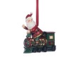 "Santa Su Trenino B 10CM: Magia Natalizia per la Casa"
