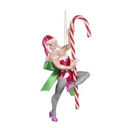Babbo Drag Queen in Vetro 17CM