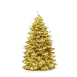 Candles xmastree oro cm.19