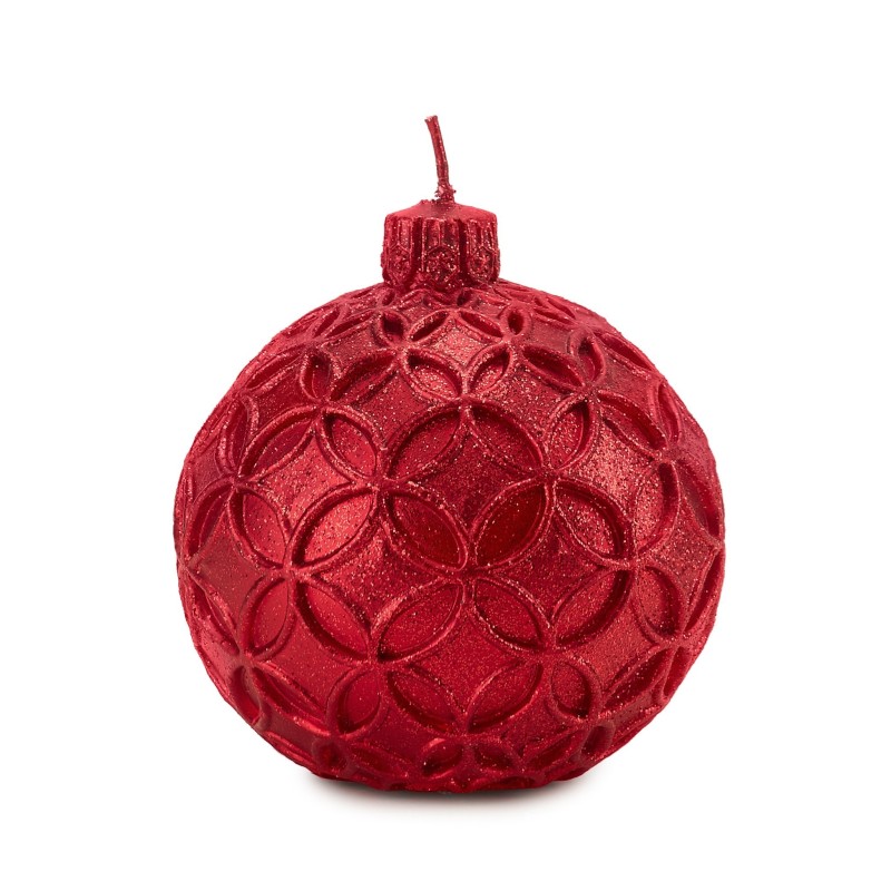 Candles nora red sfera cm.9