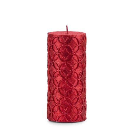"Candele Nora Rosse: Design Unico per la Tua Casa"