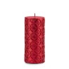 "Candele Nora Rosse: Design Unico per la Tua Casa"