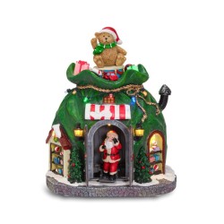 Sacco Babbo Natale Con Luci 8x15x22cm
