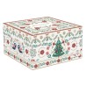 Tazza colazione con piattino in 400 ml CHRISTMAS FOLK