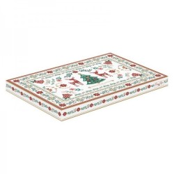 Vassoio ovale 35x23,5 cm CHRISTMAS FOLK