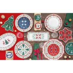 Servizio Piatti 18pz Christmas Folk