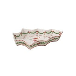 Piatto forma abete di natale 28,5x21,5 cm MAGIE DE NOEL