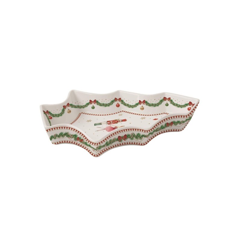 Piatto forma abete di natale 28,5x21,5 cm MAGIE DE NOEL
