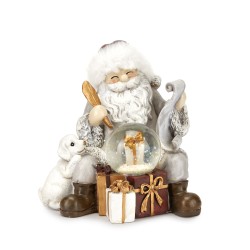 Snow Globe Babbo Natale 12x14cm
