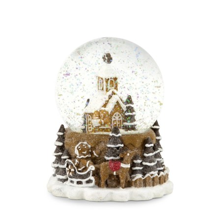 Snow Globe Casa pan di Zenzero 11x14,5cm