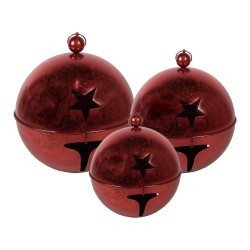 Set 3 Campane Decorative in Metallo