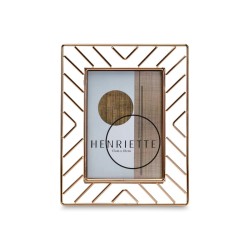 Cornice Linee Metallo Dorato Cm.20x25(13x18)