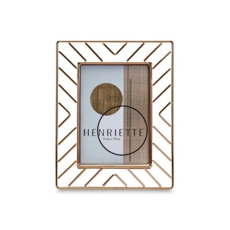 Cornice Linee Metallo Dorato Cm.20x25(13x18)