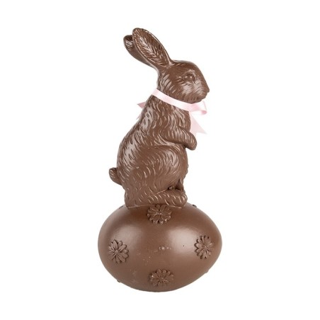 Chocolate coniglio su uovo 12x10x25 cm