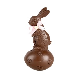 Chocolate coniglio su uovo 12x10x25 cm