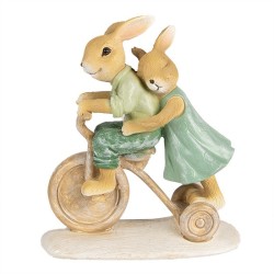 Coniglietti in Bici 12x6x14 cm