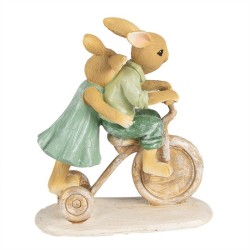 Coniglietti in Bici 12x6x14 cm