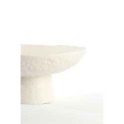 Piatto su base Ø31x15,5 cm OTA crema