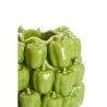 Vaso decorativo 23,5x23x32,5 cm BELLPEPPER verde lucido