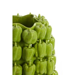 Vaso decorativo 35x33x47 cm BELLPEPPER verde lucido