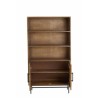 Credenza 100x40x180 cm DUBAKU legno marrone scuro