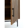 Credenza 100x40x180 cm DUBAKU legno marrone scuro