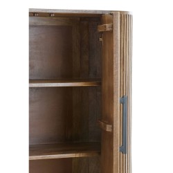 Credenza 100x40x165 cm DUMOSI legno marrone scuro
