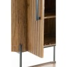 Credenza 100x40x165 cm DUMOSI legno marrone scuro