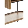 Credenza 100x40x165 cm DUMOSI legno marrone scuro Credenza 100x40x165 cm DUMOSI legno marrone scuro