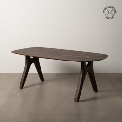 Tavolo da Pranzo in Legno di Mango  200x100x76 CM
